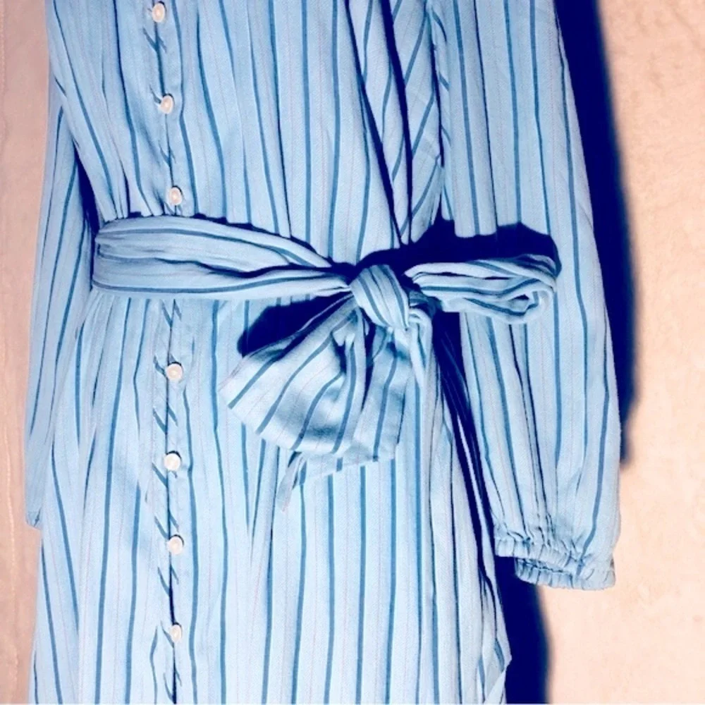 NWT J.crew Women Striped Cotton Dress